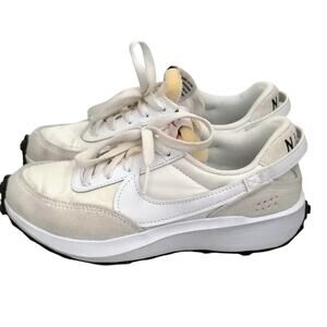 Nike Shoes Womens 5 White Sand Beige Waffle Debut Athletic Sneakers DH9523-100